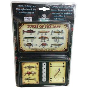 Rivers Edge Playing Cards And Dice Lures Of The Past Antique Lure Pictures New
